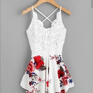 Floral Romper, Very Cute!